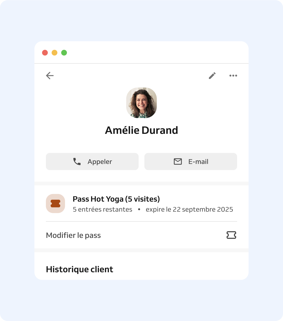 profil du client