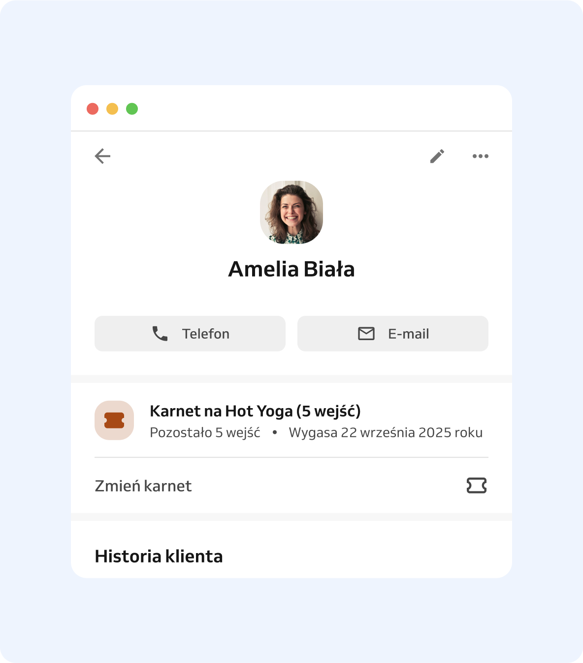 profil klienta