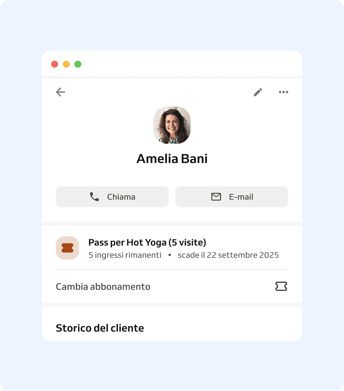 profilo del cliente