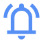 blue notification icon